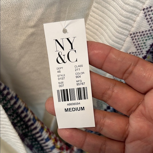 New York and Co Colorful Patterned Cardigan - Picture 5 of 5
